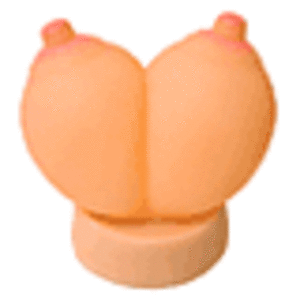 Boob shaped lamp