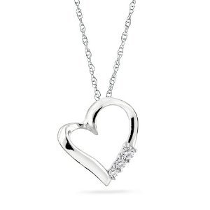 10k Gold Diamond Pendant