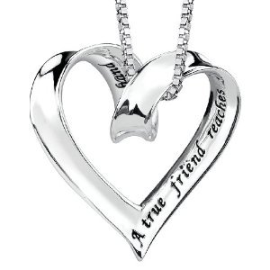 True Friend Ribbon Pendant