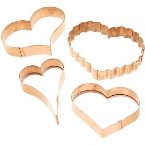 Valentine's Day Copper Cookie Cutters