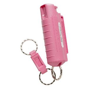 Pepper Spray with Pink Key Case