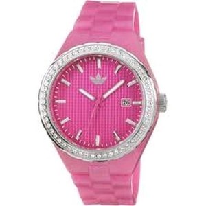 Cambridge 3-Hand Analog Pink Glitz Watch