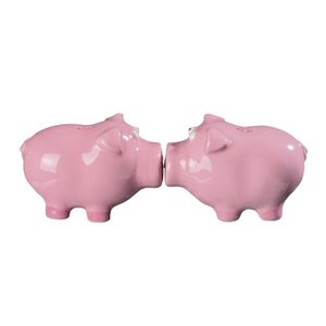 Kissing pig salt & pepper