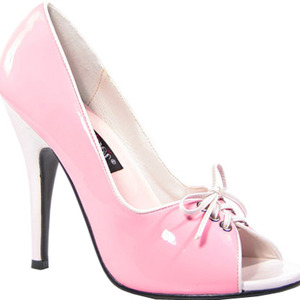 Lace Up Vamp Pump