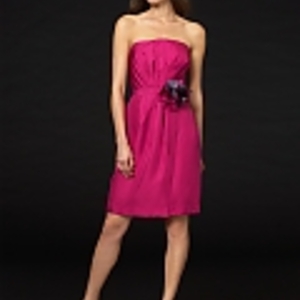 Silk Strapless Dress