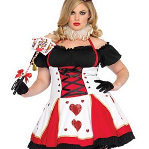 Sexig, plus sized spelkorts-klänning
